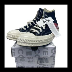NIB Converse Chuck 70 All-Star Comme des garçons PLAY High-Tops (Men 8/Women 10)